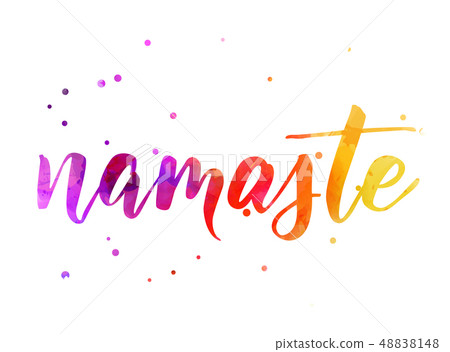 Namaste lettering Namaste lettering 48838148