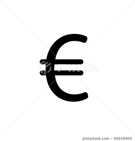 Euro flat icon. Vector illustration. symbol (sign) Euro flat icon. Vector illustration. symbol (sign) 48838469