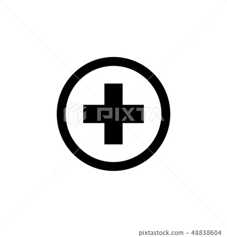 Medical cross icon. vector illustration medicine  48838604