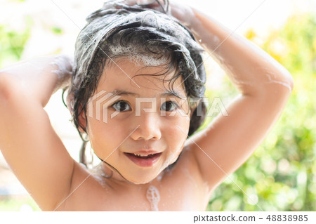 Washing Hair. 48838985