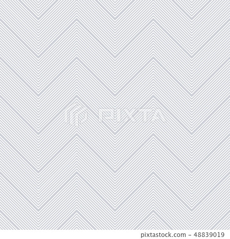 Seamless chevron pattern. Zigzag pinstripe lines 48839019