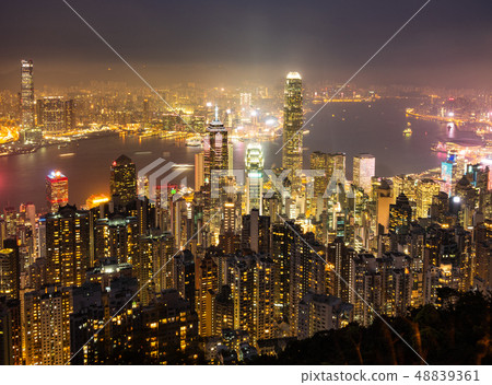 世界三大夜景香港維多利亞港 48839361