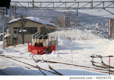 在小樽Tsukiko駐地的降雪汽車。 48839574