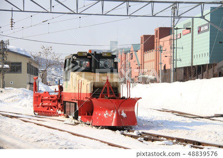 在小樽Tsukiko駐地的降雪汽車。 48839576