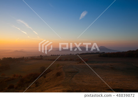 Morning in Central Bohemian Uplands, Czech Morning in Central Bohemian Uplands, Czech 48839872