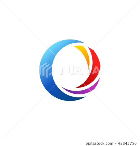 circle abstract logo symbol icon vector design - Stock Illustration ...