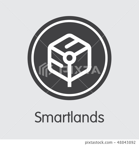 Slt Smartlands The Market Logo Of Coin Or Stock Illustration 48843892 Pixta