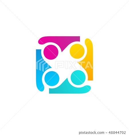 people team work logo symbol icon vector design people team work logo symbol icon vector design 48844702