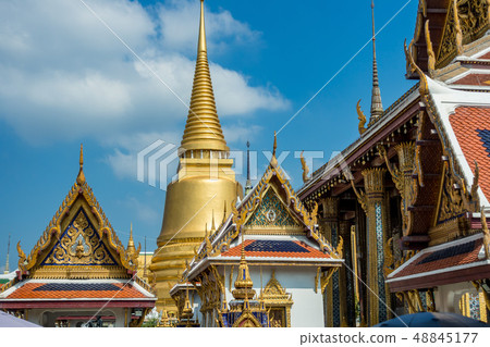Temple of the Emerald Buddha Gold Stupa 48845177