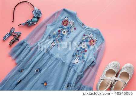 Fashion background on pink Fashion background on pink 48846096