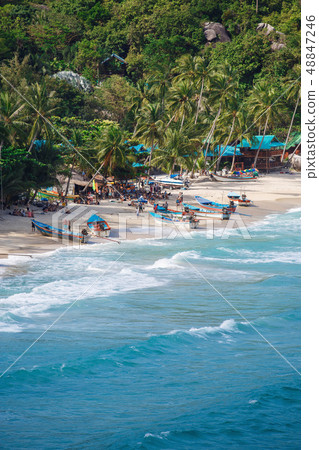 Beautiful nature landscape with blue sea in Thailand Beautiful nature landscape with blue sea in Thailand 48847246