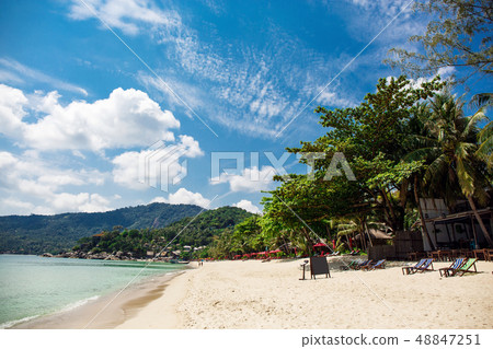 Beautiful nature landscape with blue sea in Thailand Beautiful nature landscape with blue sea in Thailand 48847251
