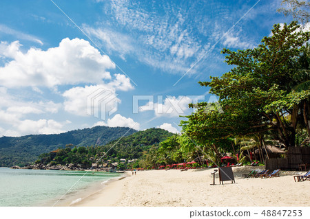 Beautiful nature landscape with blue sea in Thailand Beautiful nature landscape with blue sea in Thailand 48847253