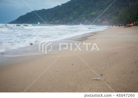 Beautiful nature landscape with blue sea in Thailand Beautiful nature landscape with blue sea in Thailand 48847260