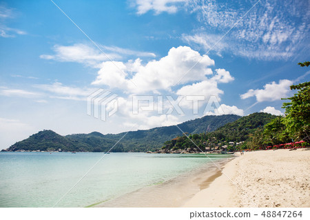 Beautiful nature landscape with blue sea in Thailand Beautiful nature landscape with blue sea in Thailand 48847264