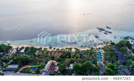 Beautiful nature landscape with blue sea in Thailand Beautiful nature landscape with blue sea in Thailand 48847265