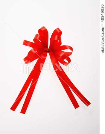red ribbin isolated 48849080
