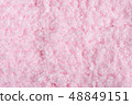 Close up pink fur texture 48849151
