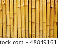 bamboo fence background 48849161
