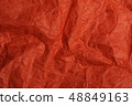 wrinkled red paper texture background 48849163