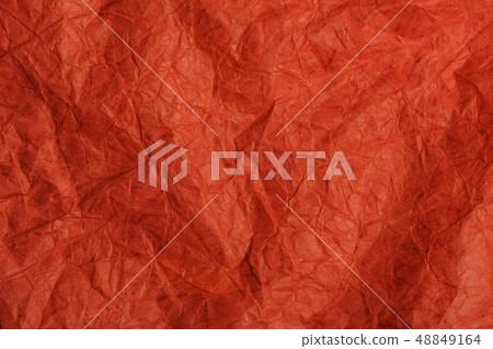 Wrinkle red paper texture Wrinkle red paper texture 48849164