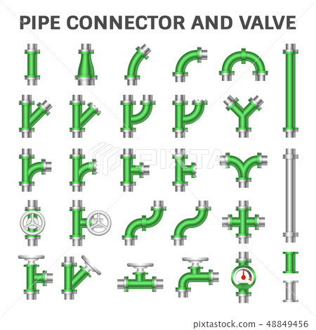 Pipe Connector Vector 48849456