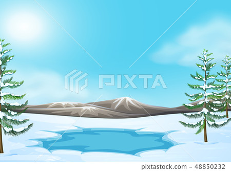 Scene in Winter scene Scene in Winter scene 48850232
