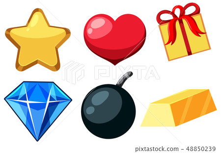 Set of game icon 48850239