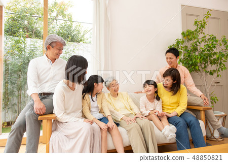 Family Four generations family image Family Four generations family image 48850821