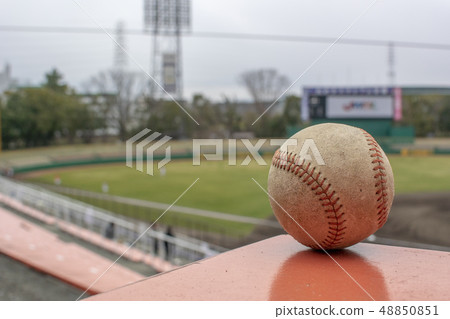 View the back screen direction from the third base 48850851