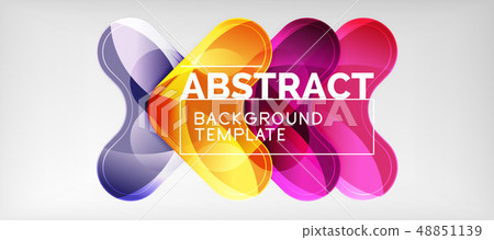 Techno lines, hi-tech futuristic abstract background template with arrow shapes 48851139