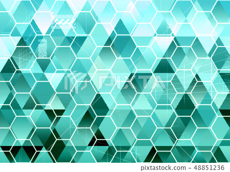Geometric abstract background 48851236