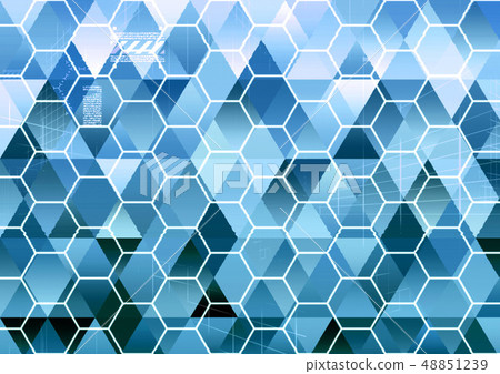 Geometric abstract background 48851239