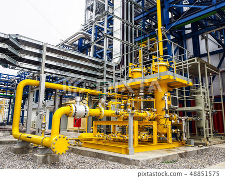 Fuel gas fitter systems in industry zone at 48851575