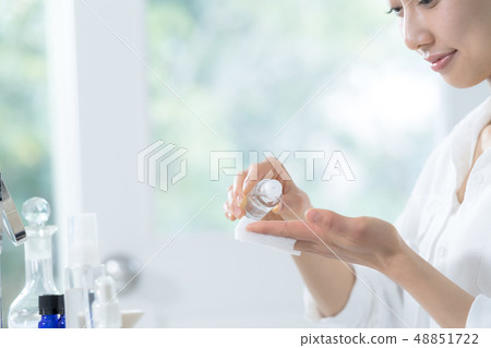 少婦，秀麗圖像，手 48851722