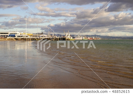 Sunset on Tauranga Beach, New Zealand 48852615