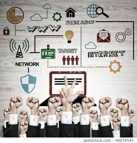Business and teamwork concept 48854545