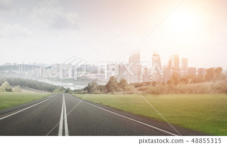 Road to big city 48855315