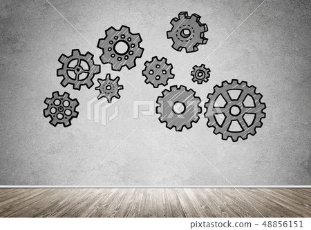 Gear mechanism as teamwork concept Gear mechanism as teamwork concept 48856151