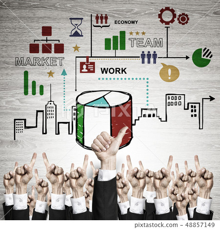 Business and teamwork concept Business and teamwork concept 48857149