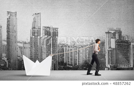 Water transporation concept 48857262