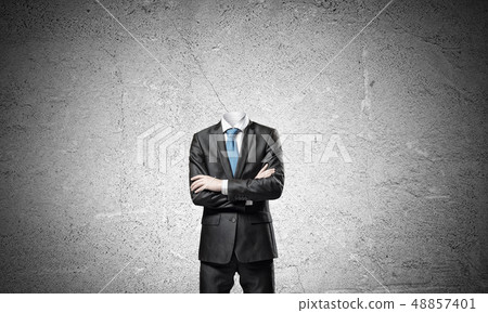 Businessman without head Businessman without head 48857401