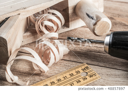 Wooden planer and filings Wooden planer and filings 48857897