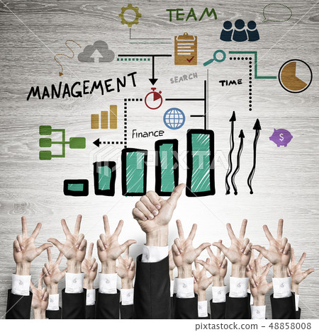 Business and teamwork concept Business and teamwork concept 48858008