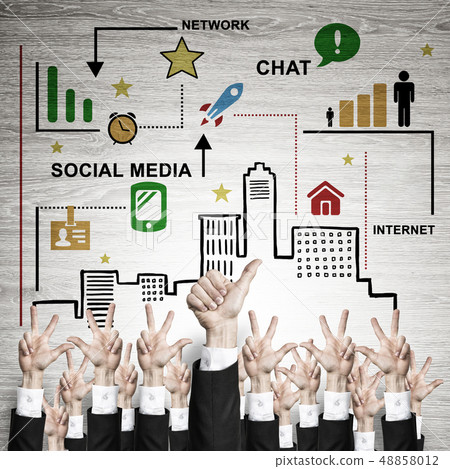 Business and teamwork concept Business and teamwork concept 48858012