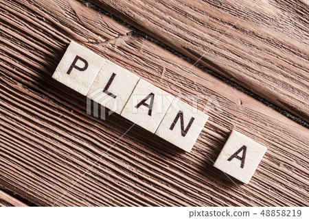 Conceptual business keywords on table with elements of game making crossword Conceptual business keywords on table with elements of game making crossword 48858219