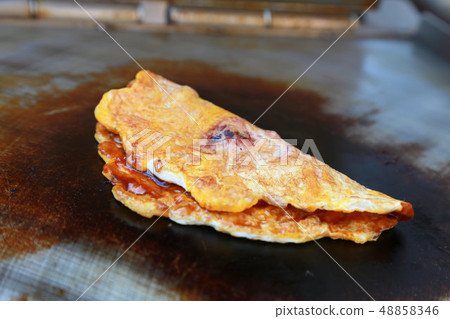 Osaka specialty grilled squid Osaka specialty grilled squid 48858346