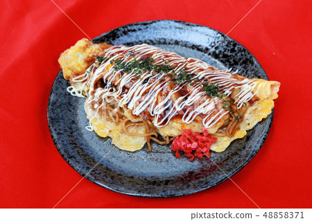 Osaka specialty grilled squid 48858371