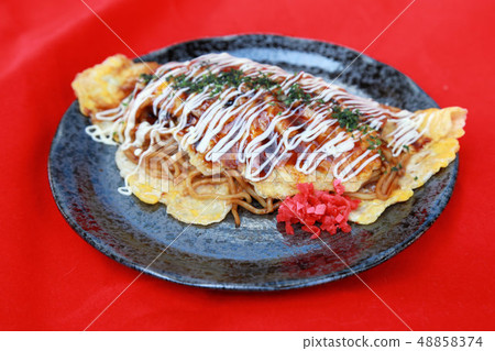 Osaka specialty grilled squid Osaka specialty grilled squid 48858374