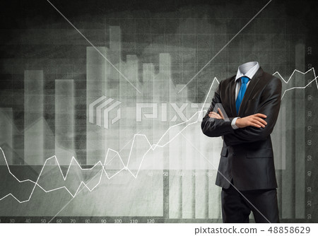 Businessman without head 48858629